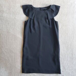 LIttle Black Dress BANANA REPUBLIC Flutter Sleeve Shift Dress with pockets SZ.2 